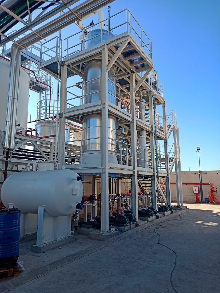 Skid tratamento de hidrocarburos